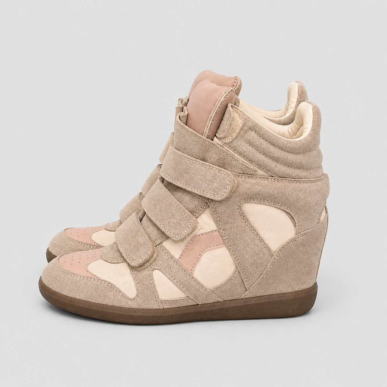 zapatillas tipo isabel marant beige