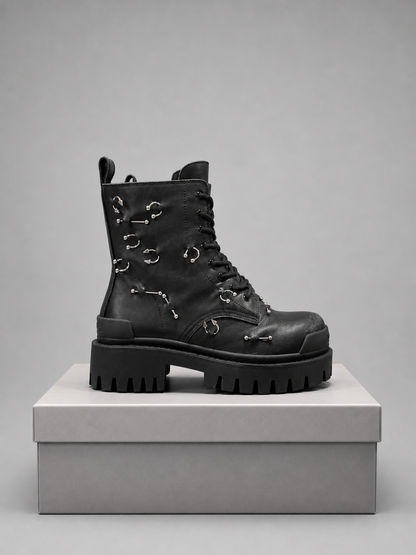 ✧ balenciaga botas con piercing