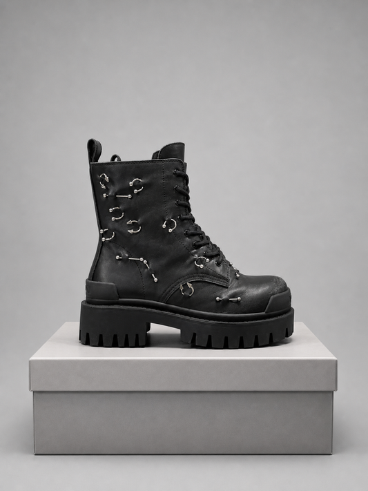✧ balenciaga botas con piercing