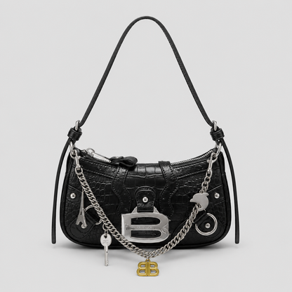 ✧ balenciaga shoulder bag mini con charms