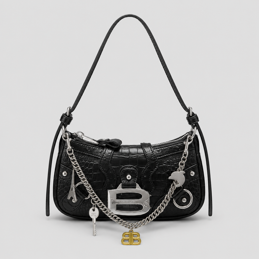✧ balenciaga shoulder bag mini con charms