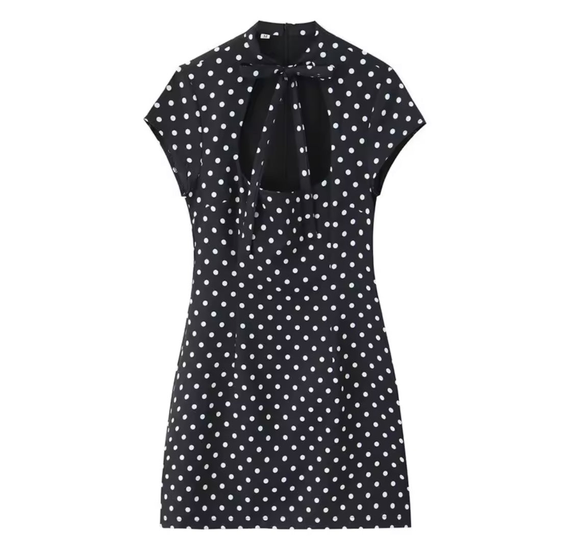 vestido polka dot