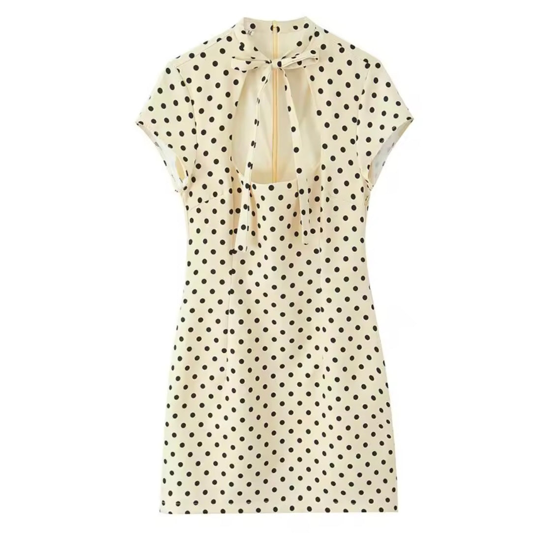 vestido polka dot