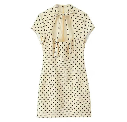 vestido polka dot