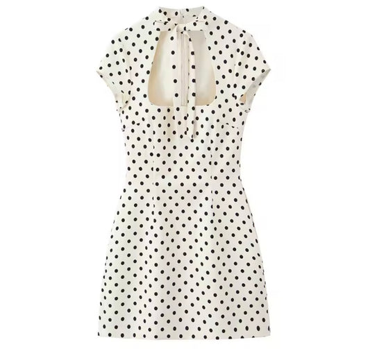 vestido polka dot
