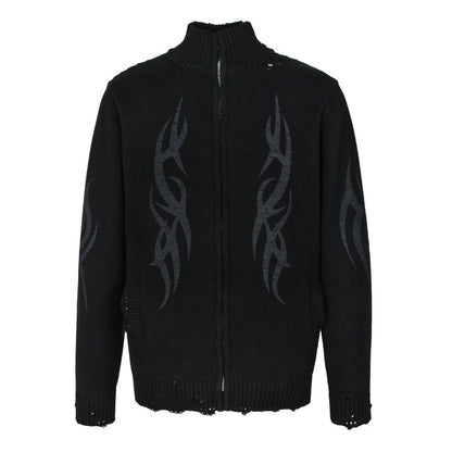✧ balenciaga knit zip-up