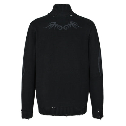 ✧ balenciaga knit zip-up