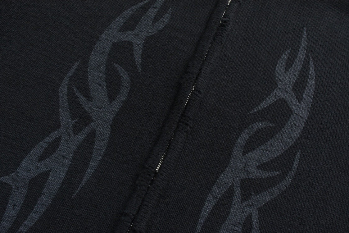 ✧ balenciaga knit zip-up