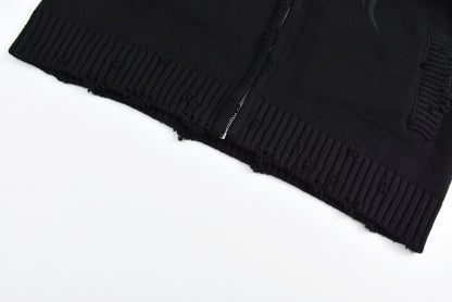 ✧ balenciaga knit zip-up