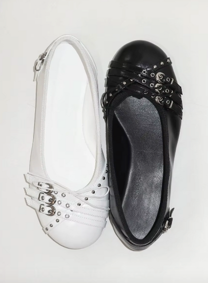 flats con detalle metálico