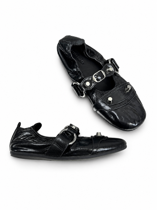 balenciaga bailarinas mary jane negras
