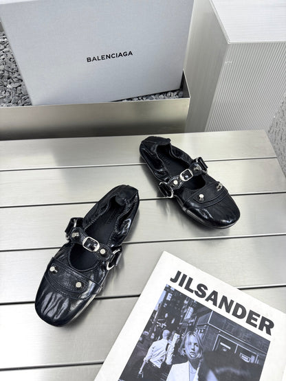balenciaga bailarinas mary jane negras