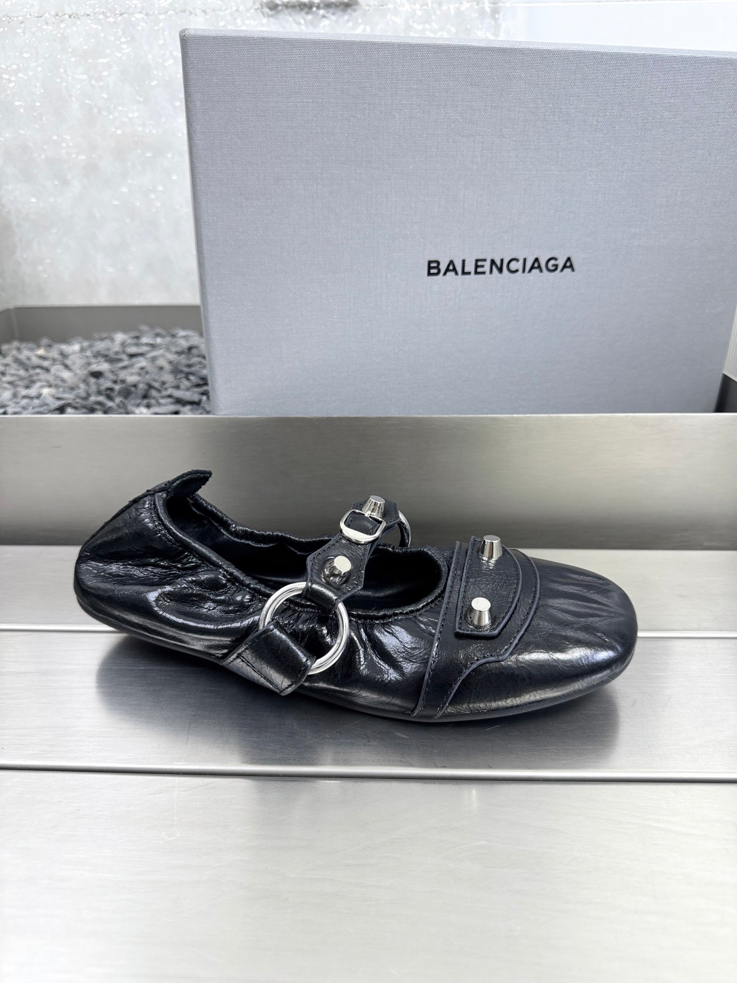 balenciaga bailarinas mary jane negras