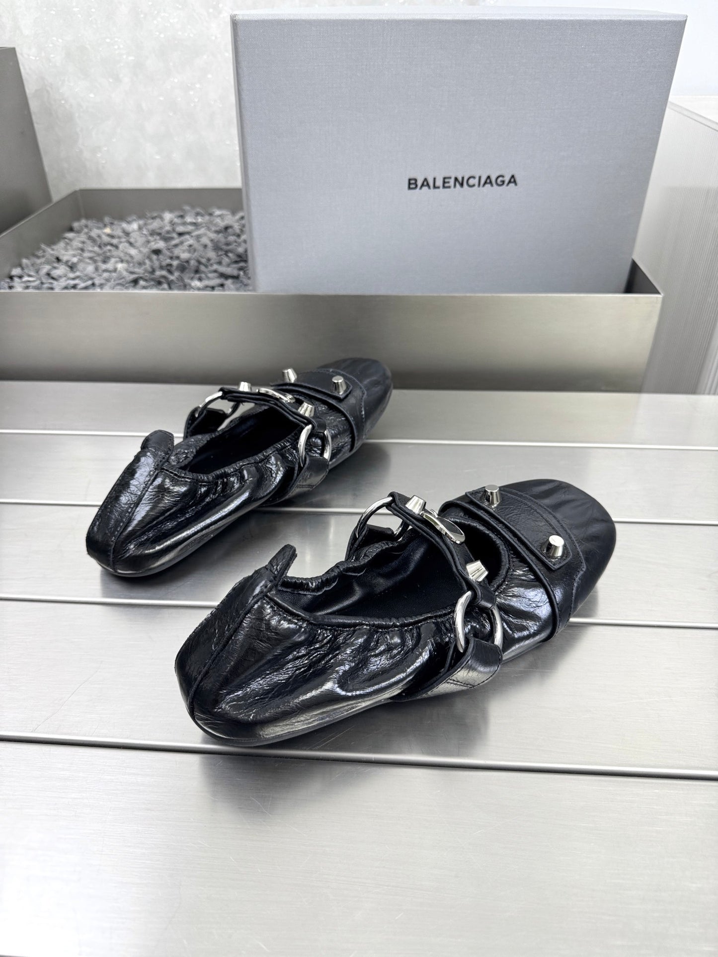 balenciaga bailarinas mary jane negras