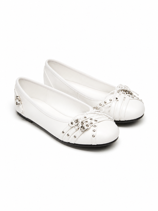 flats con detalle metálico