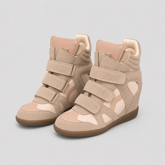 zapatillas tipo isabel marant beige