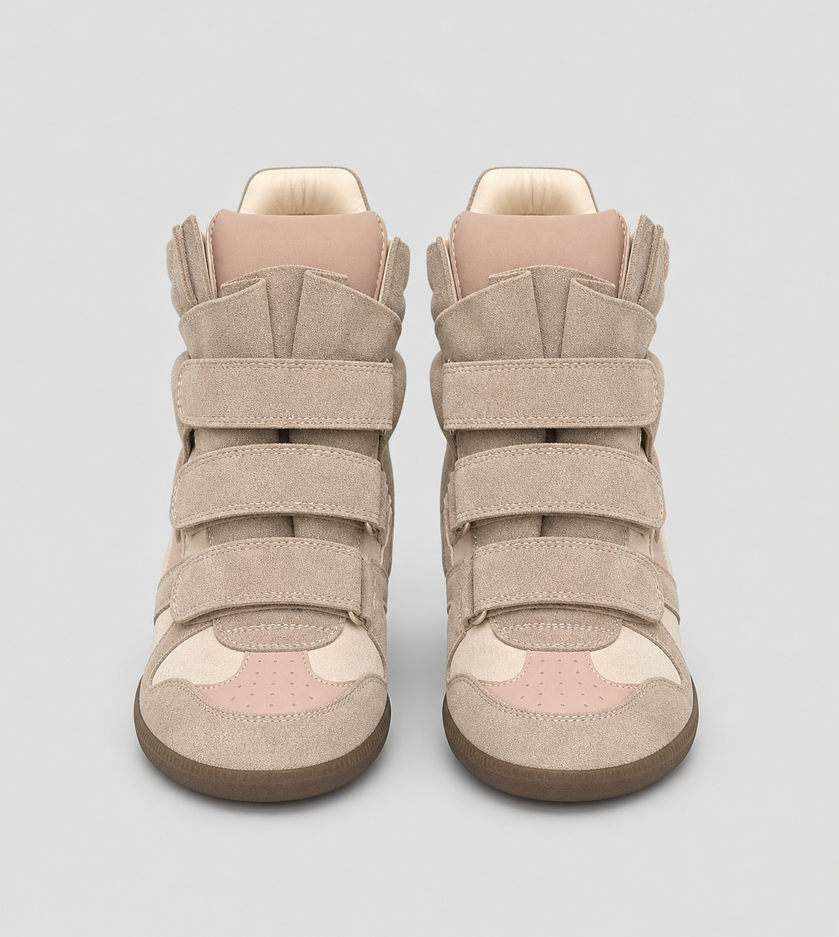 zapatillas tipo isabel marant beige