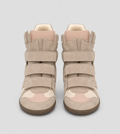 zapatillas tipo isabel marant beige
