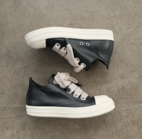 ✧ rick owens low-top jumbo lace