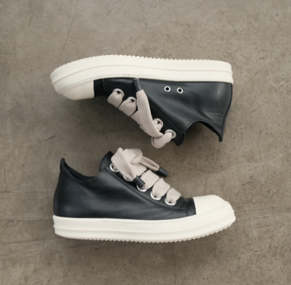 ✧ rick owens low-top jumbo lace